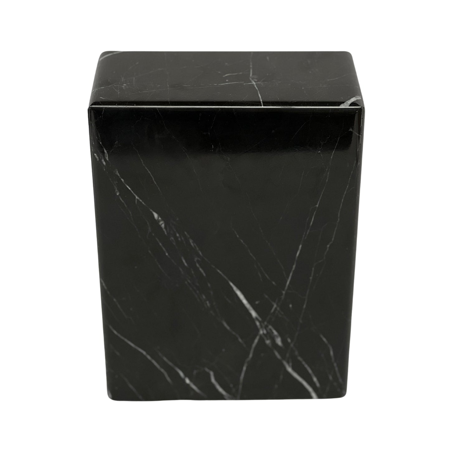 Black Marble Urn - 200 cubic inches