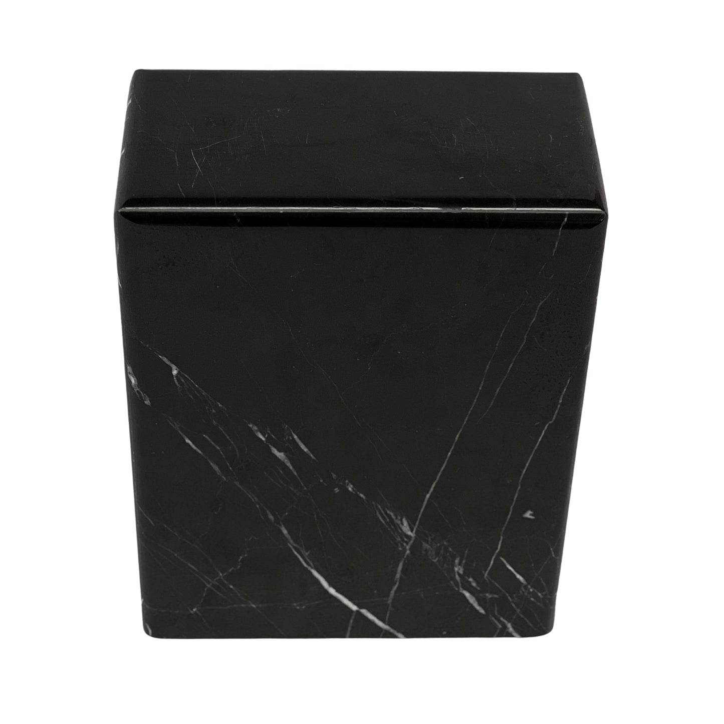 Black Marble Urn - 200 cubic inches