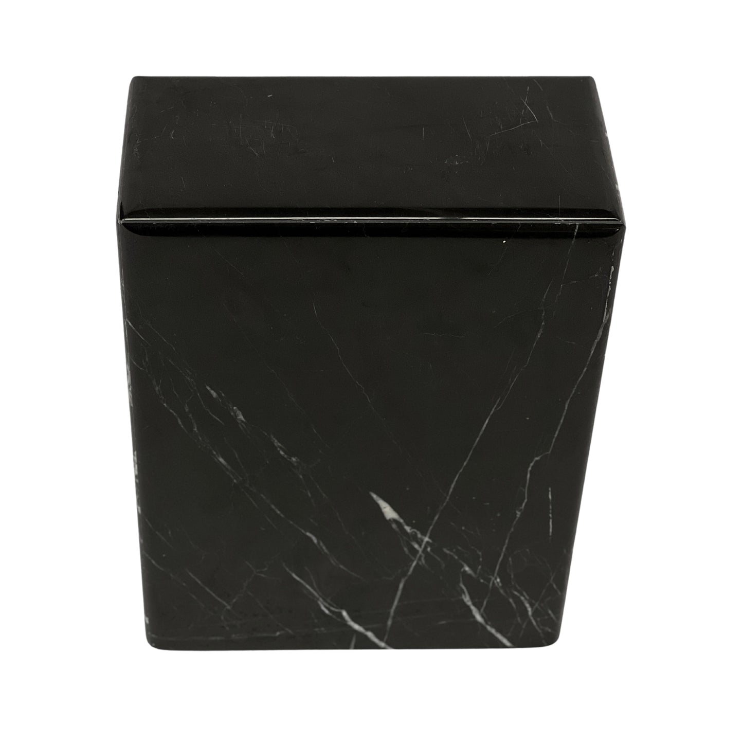 Black Marble Urn - 200 cubic inches