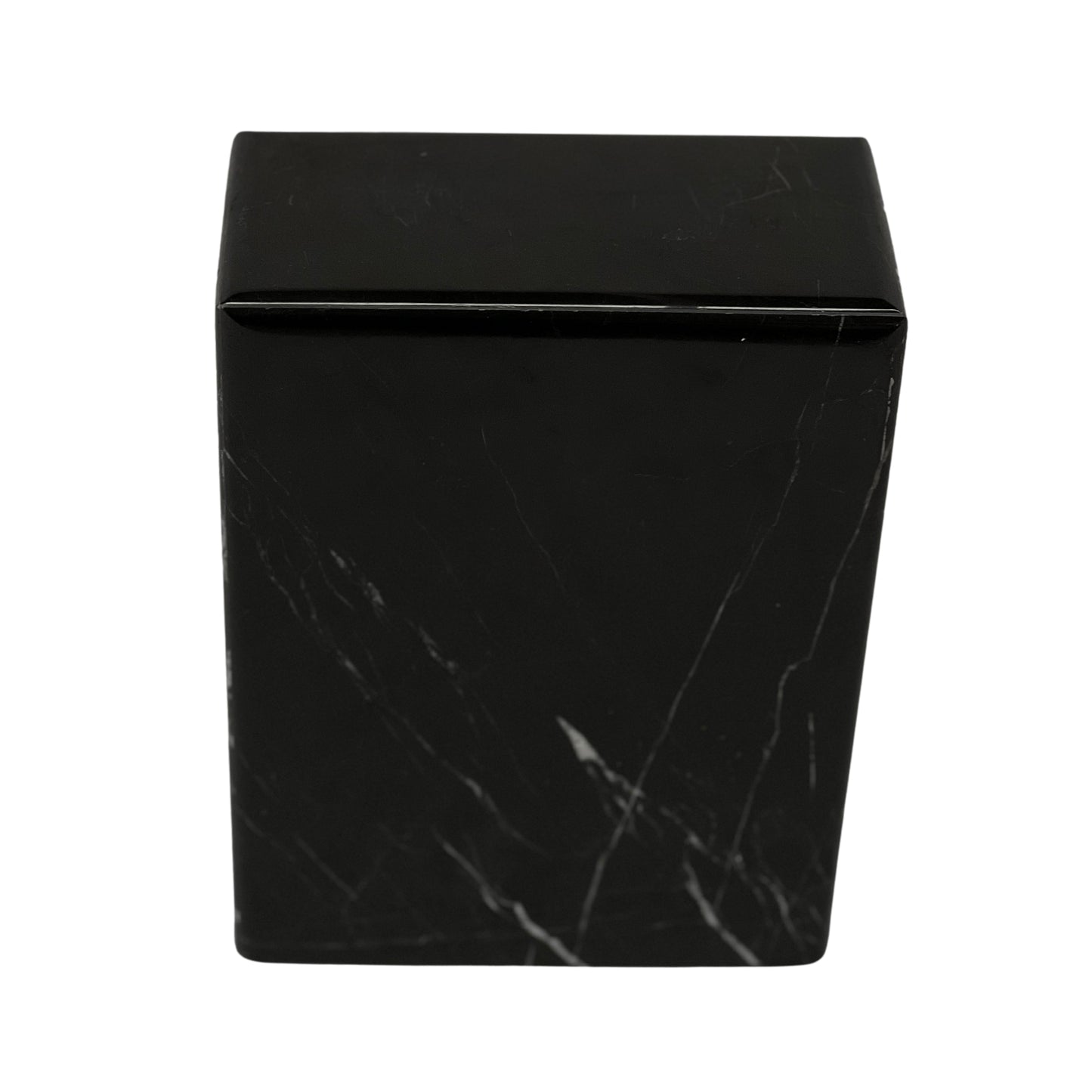 Black Marble Urn - 200 cubic inches