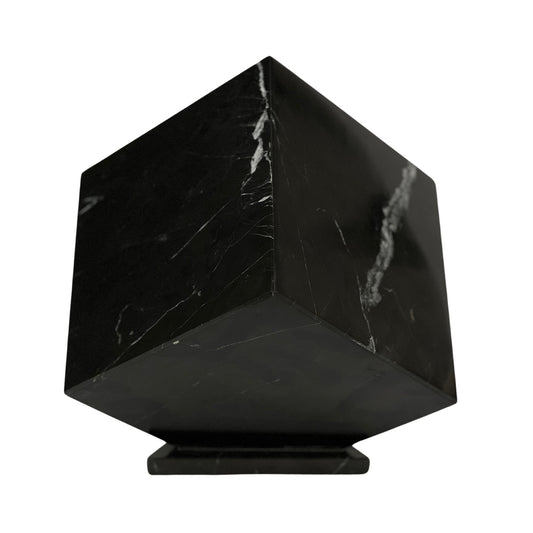 Black Marble Urn - 320 cubic inches