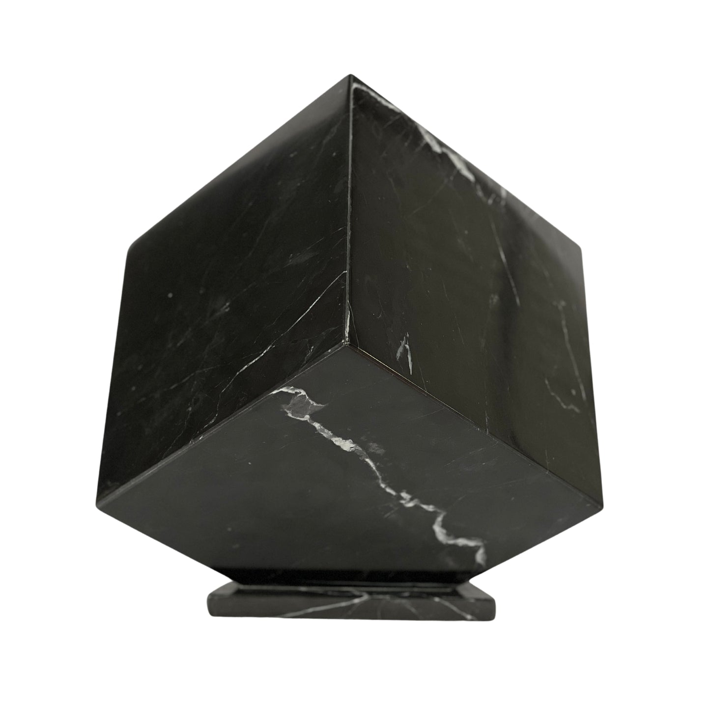 Black Marble Urn - 320 cubic inches