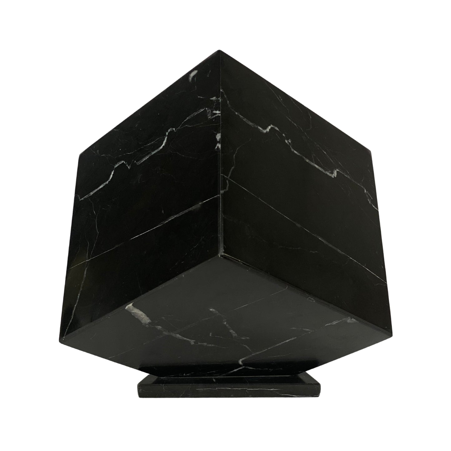 Black Marble Urn - 320 cubic inches