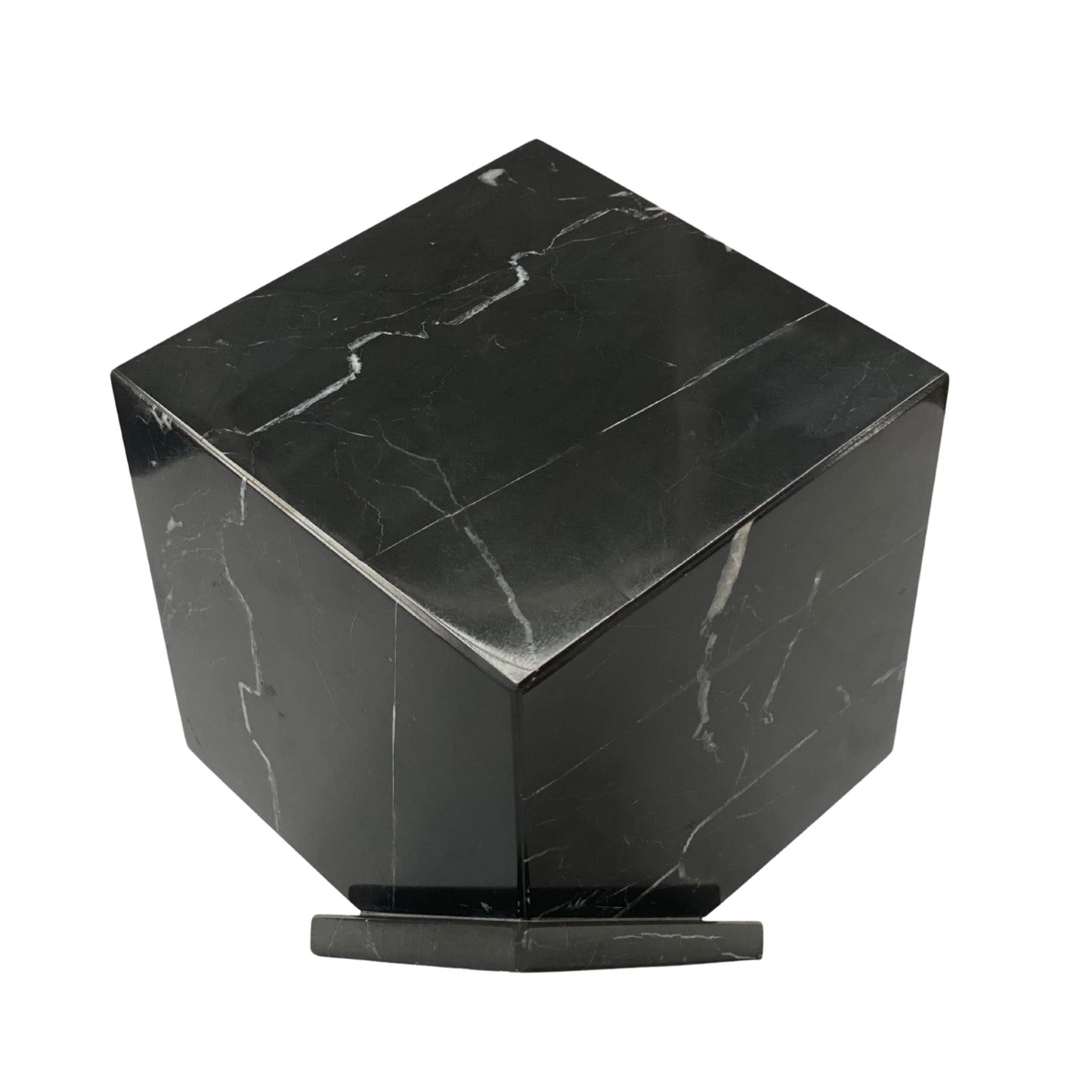 Black Marble Urn - 320 cubic inches