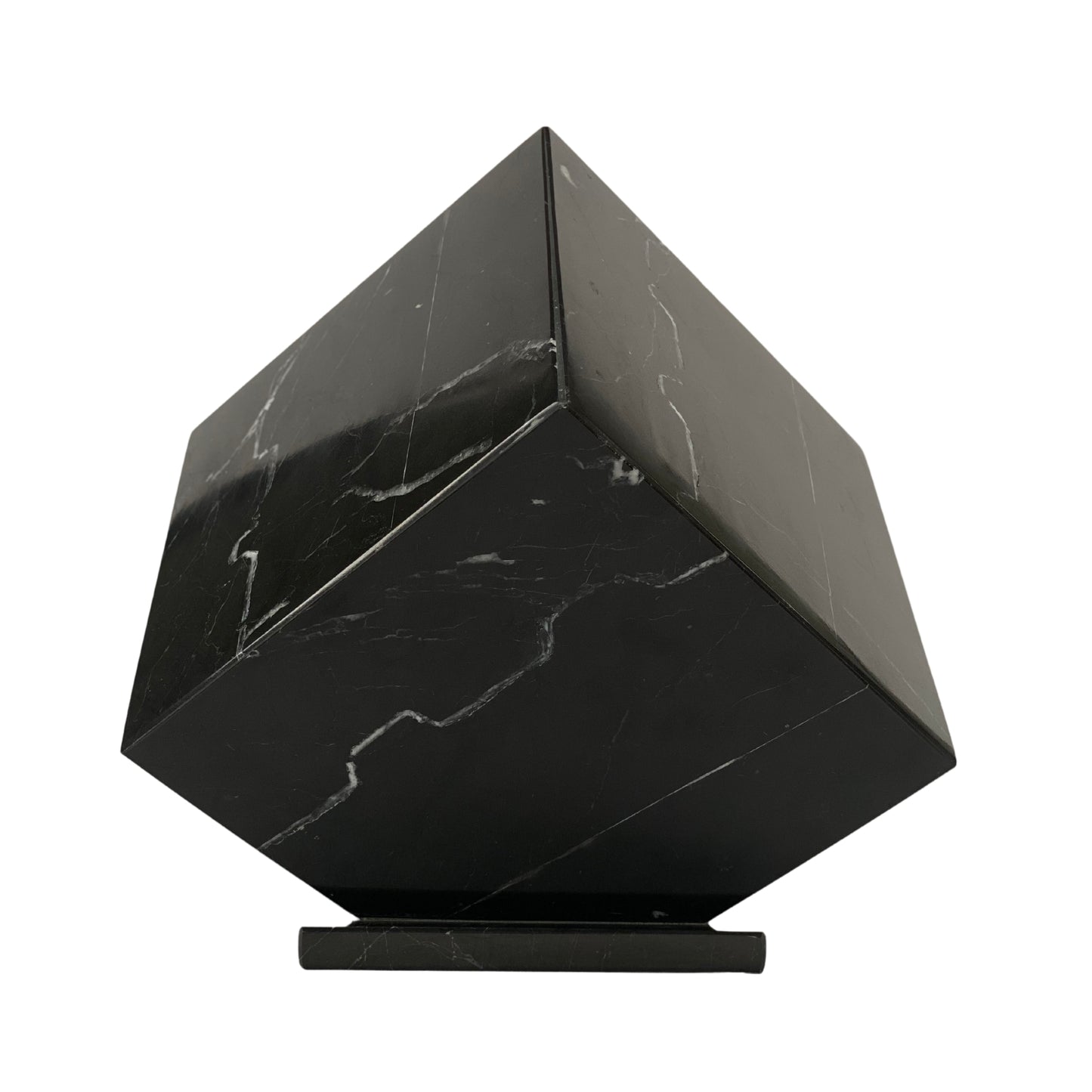 Black Marble Urn - 320 cubic inches