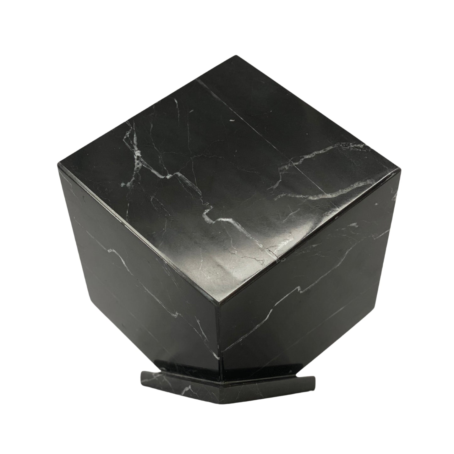 Black Marble Urn - 320 cubic inches