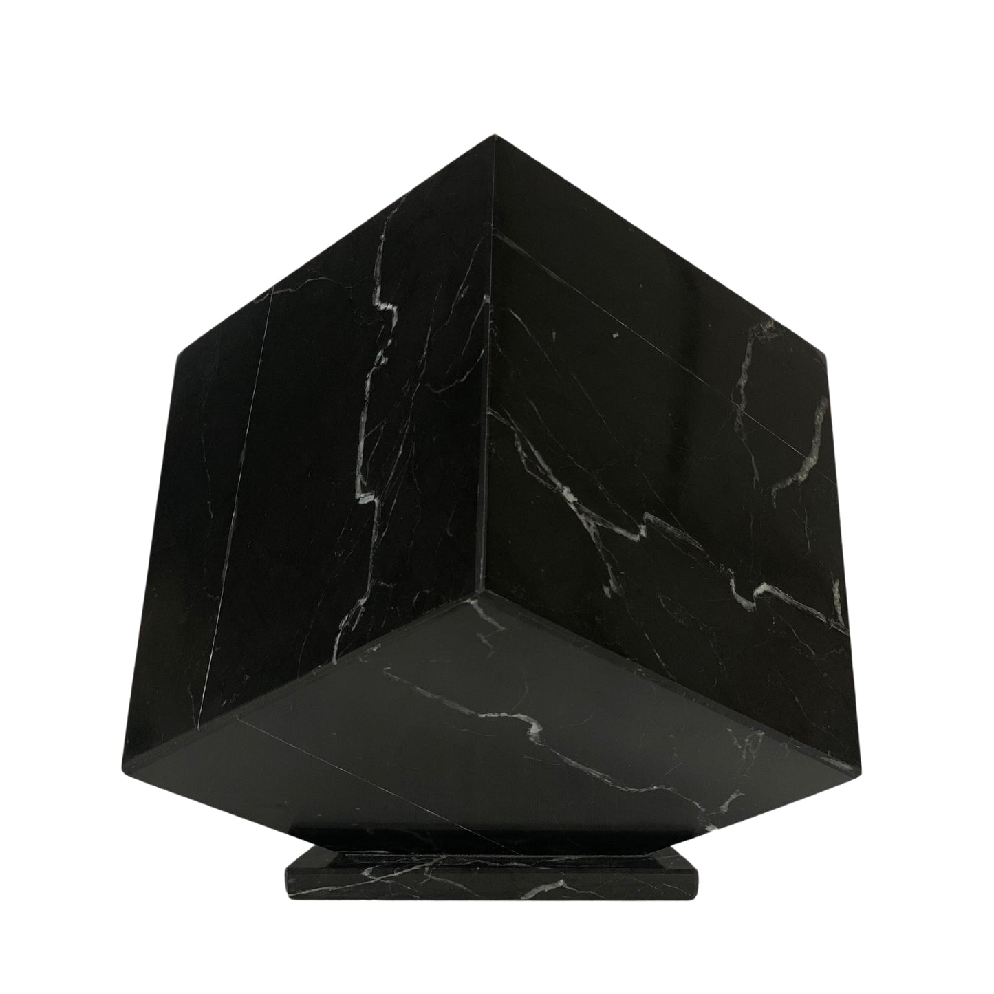 Black Marble Urn - 320 cubic inches