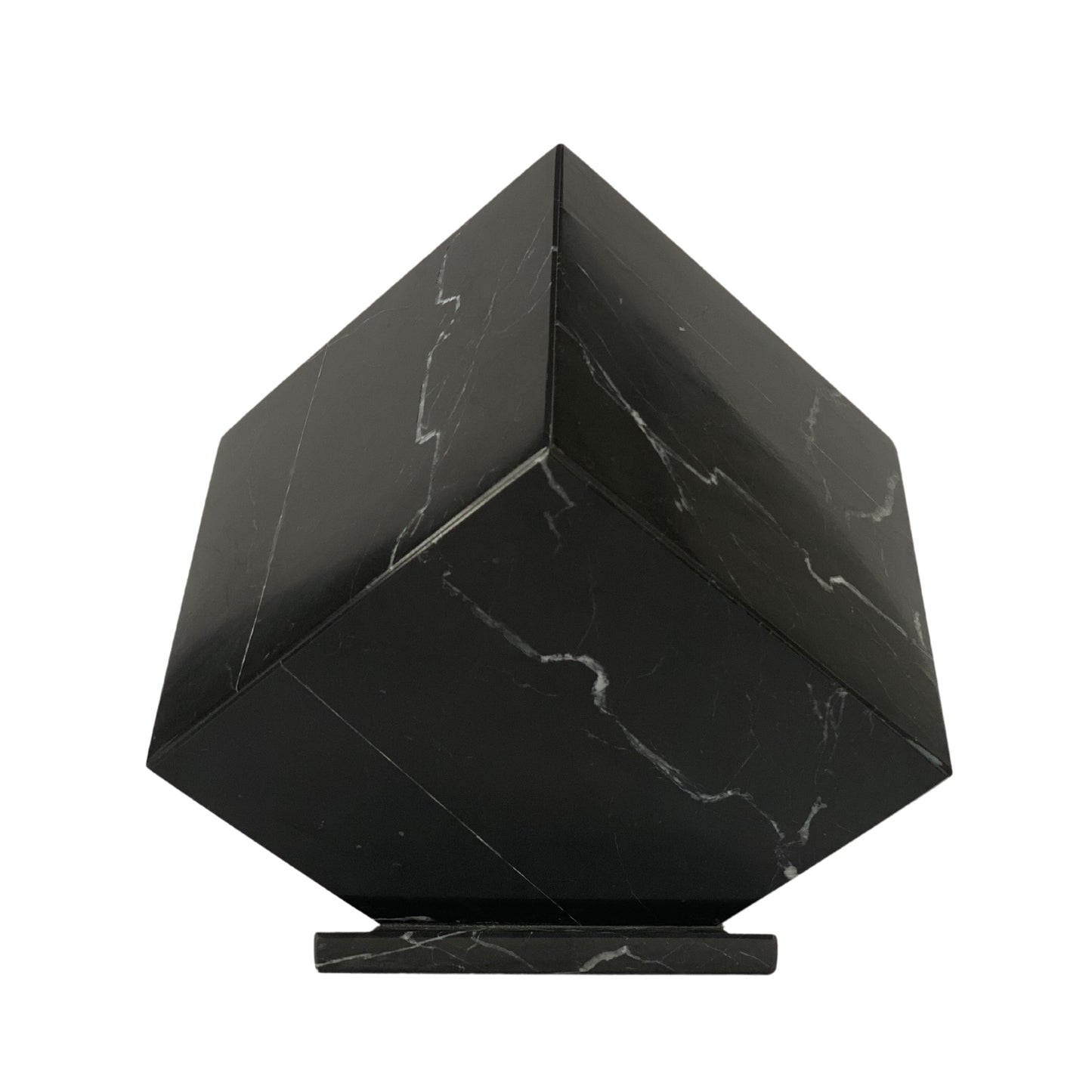 Black Marble Urn - 320 cubic inches