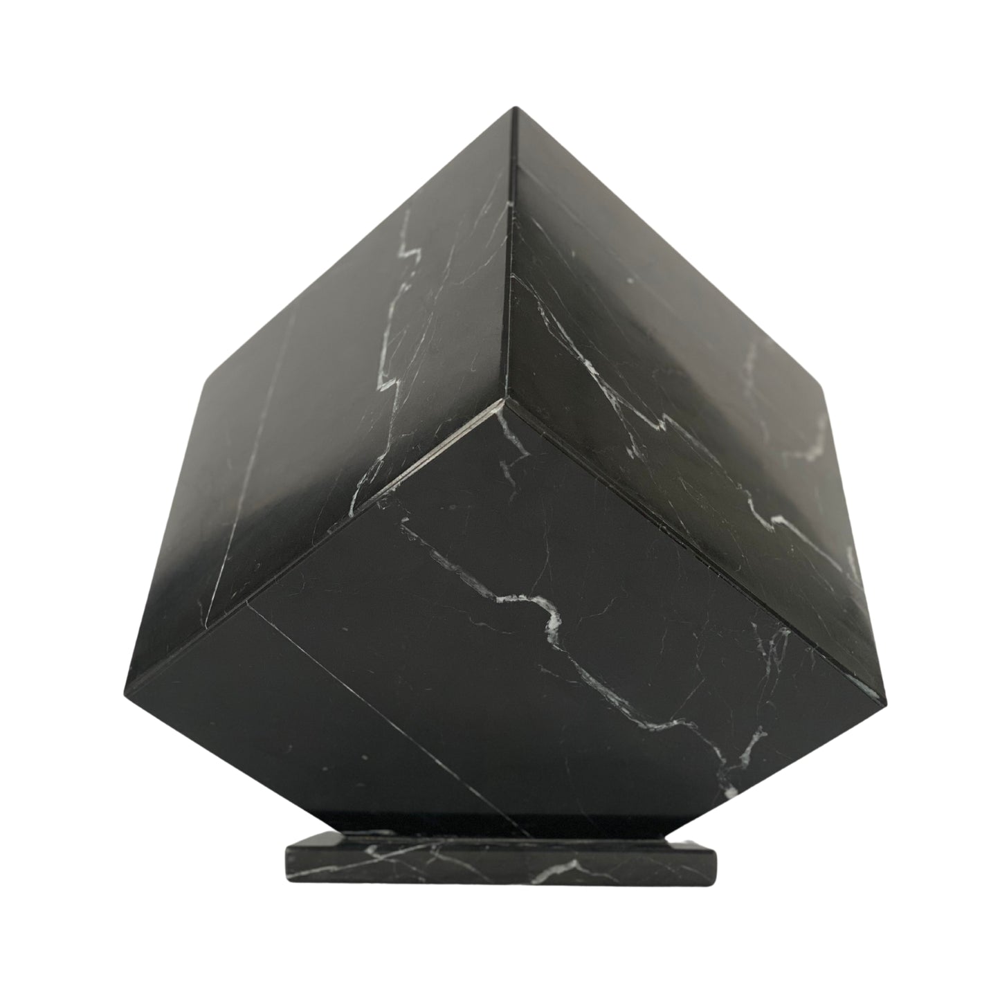 Black Marble Urn - 320 cubic inches