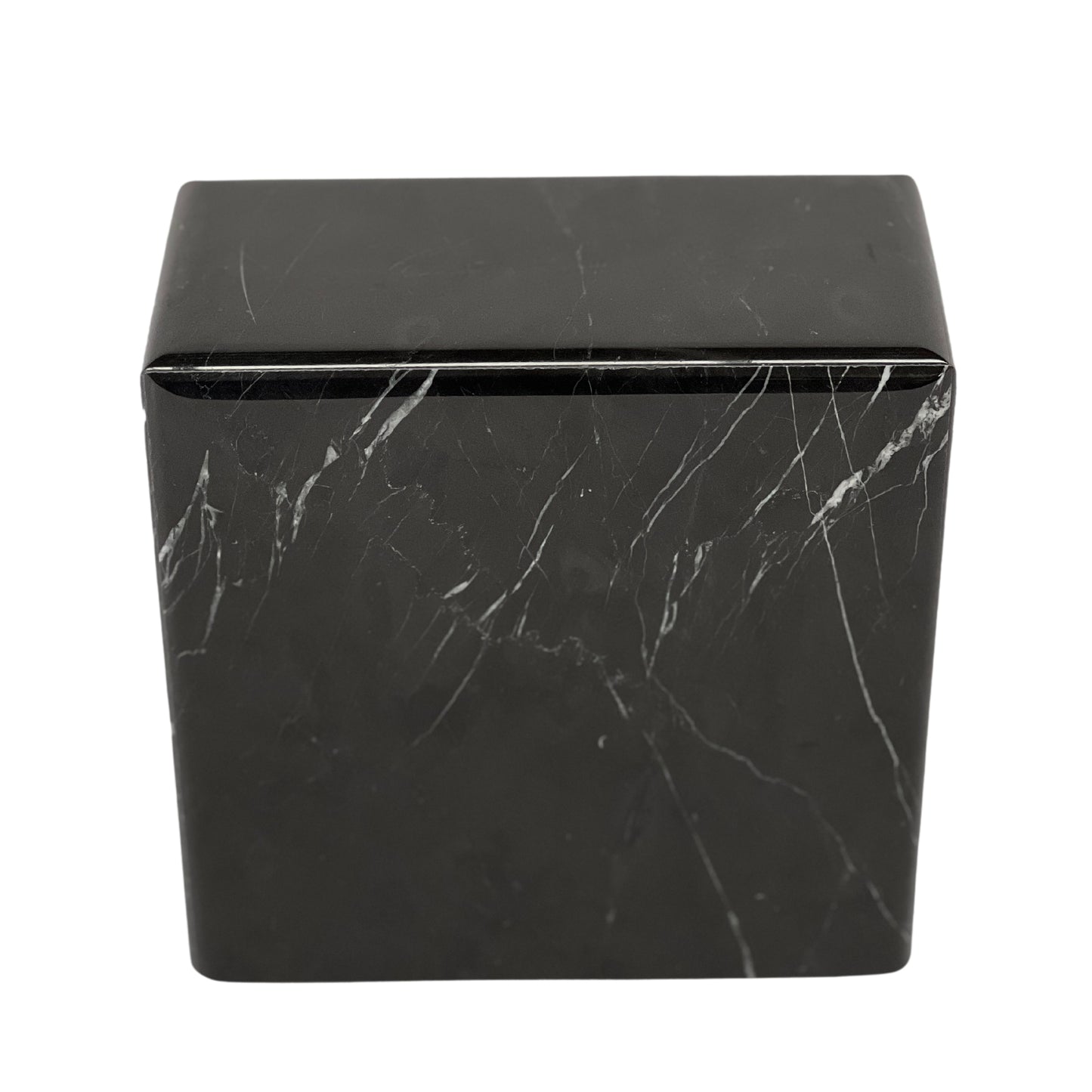 Black Marble Urn - 140 cubic inches