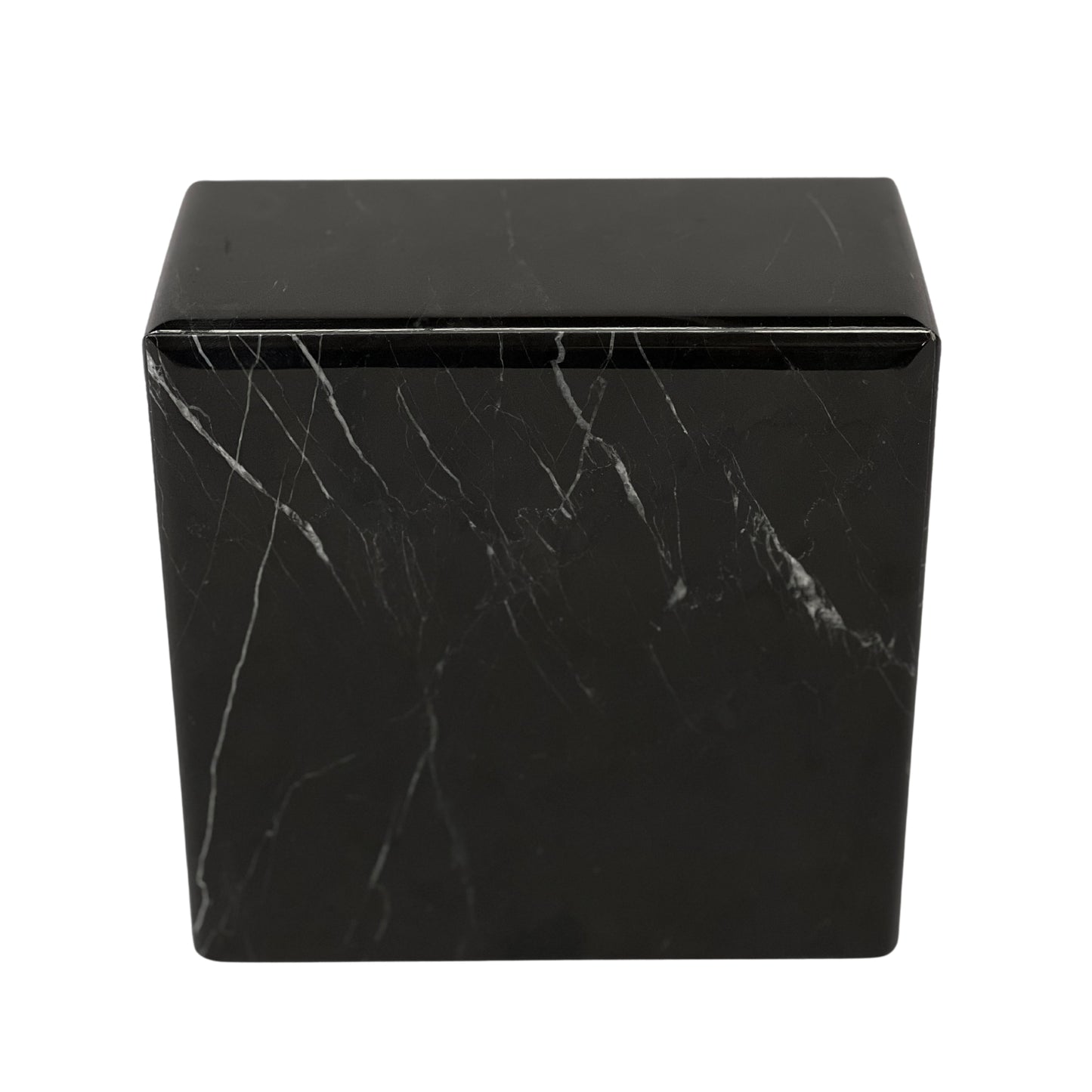 Black Marble Urn - 140 cubic inches