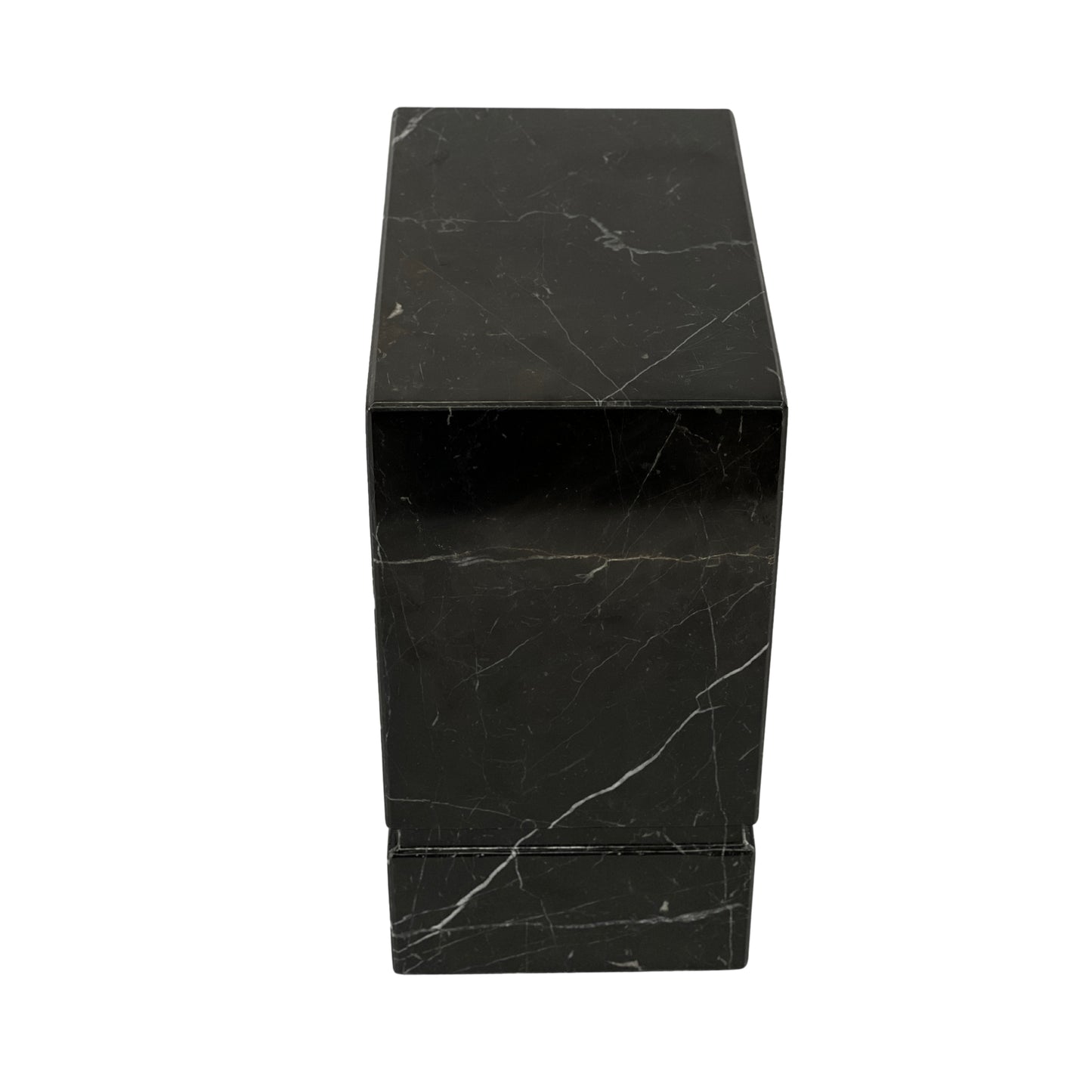 Black Marble Urn - 440 cubic inches