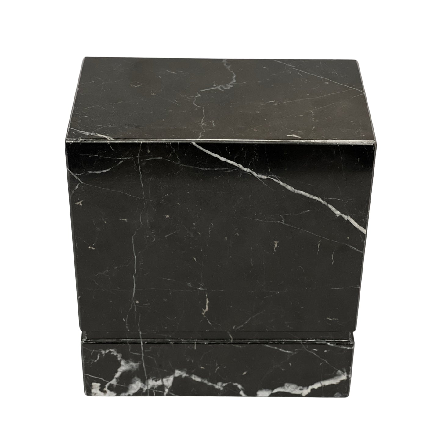 Black Marble Urn - 440 cubic inches