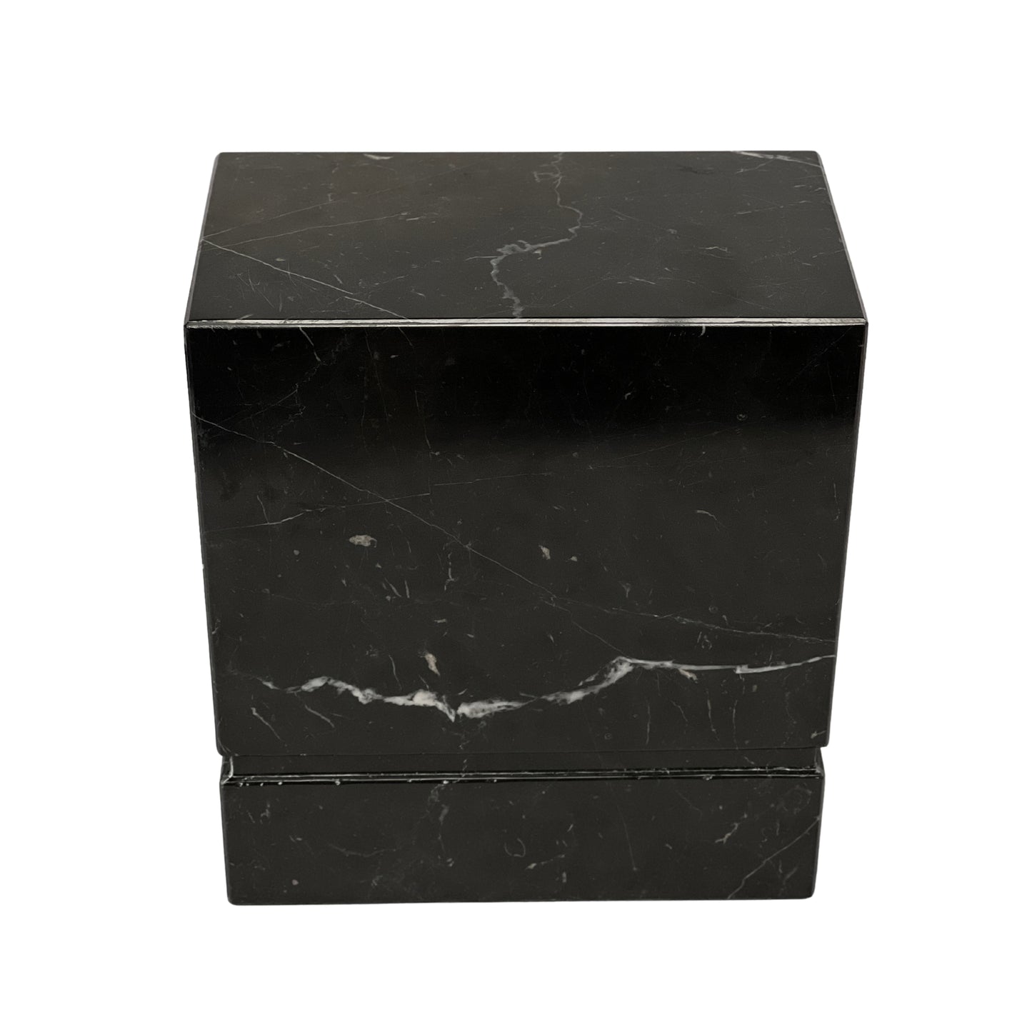 Black Marble Urn - 440 cubic inches