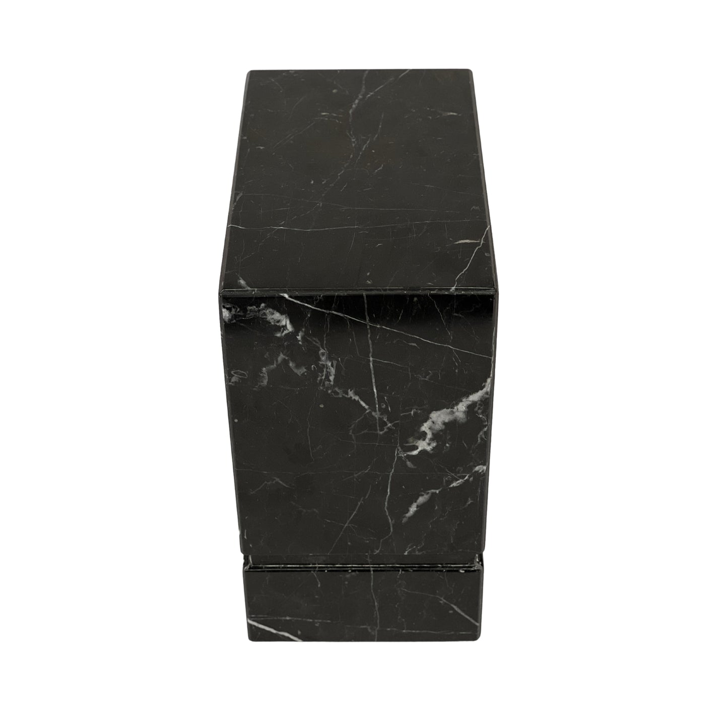 Black Marble Urn - 440 cubic inches