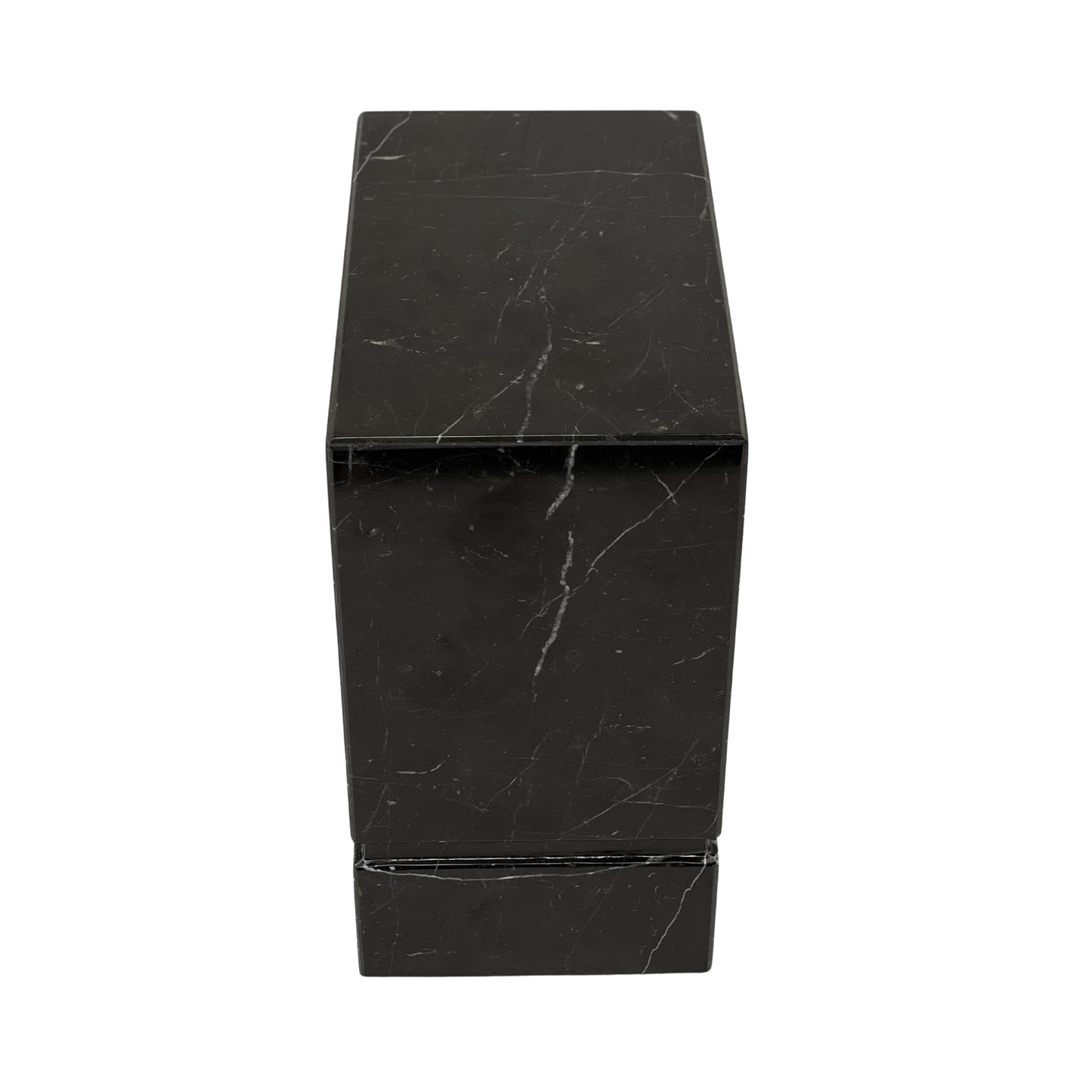 Black Marble Urn - 440 cubic inches