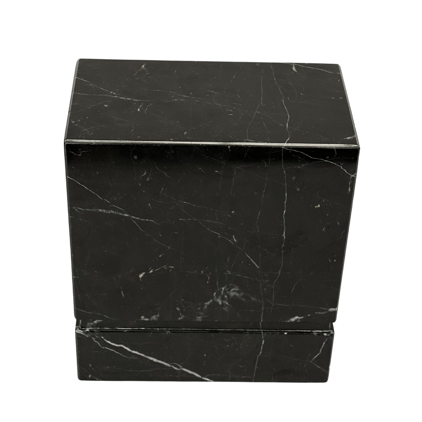 Black Marble Urn - 440 cubic inches