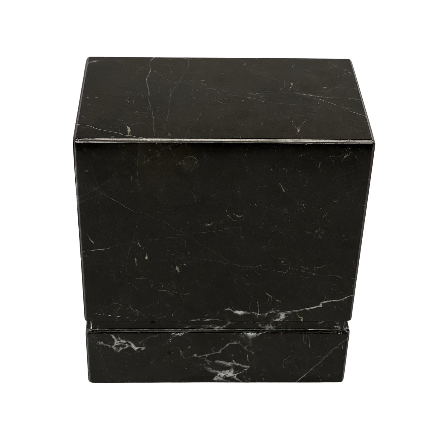 Black Marble Urn - 440 cubic inches