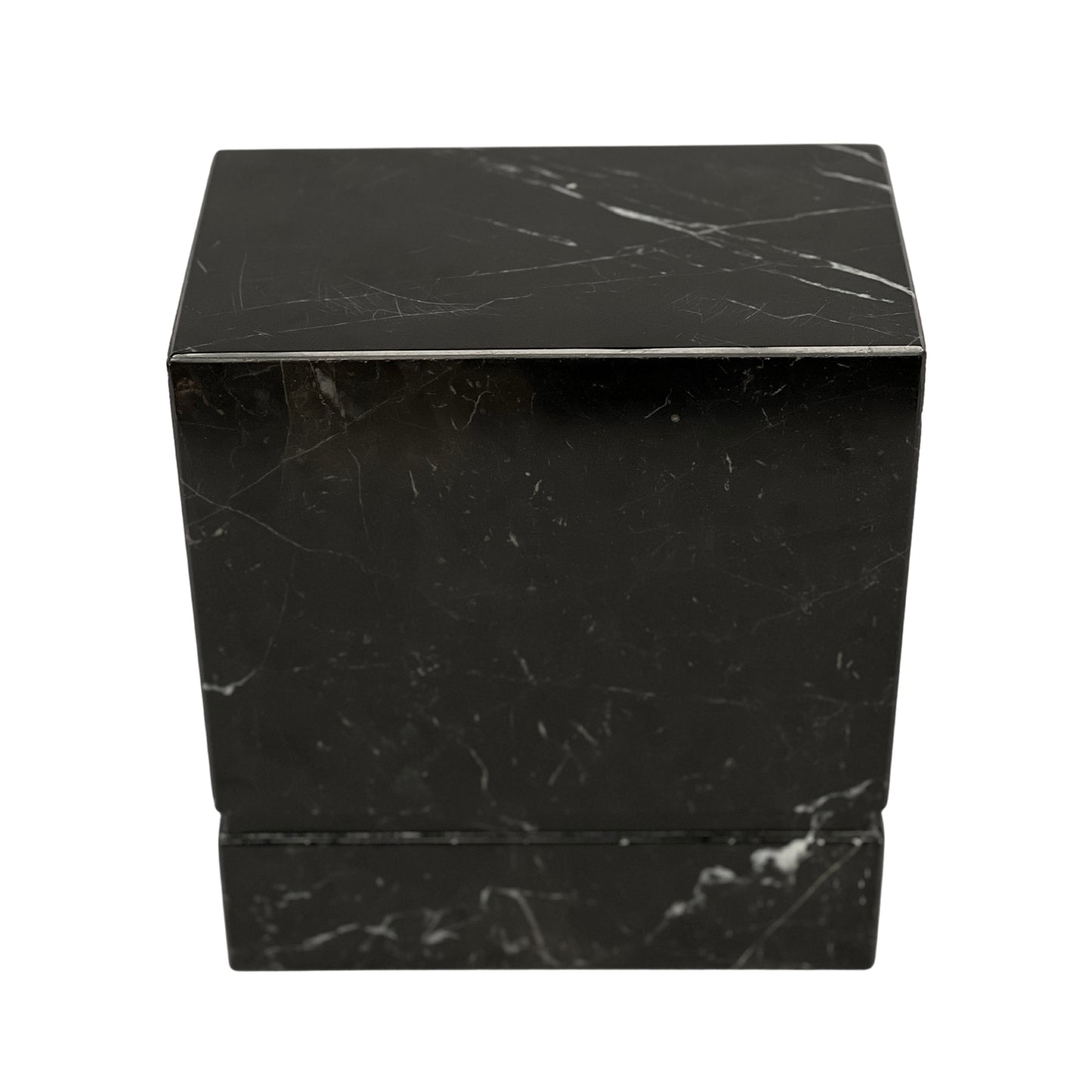 Black Marble Urn - 440 cubic inches