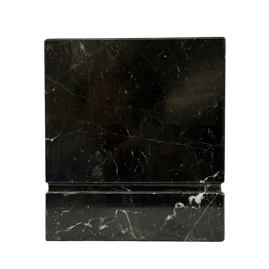 Black Marble Urn - 440 cubic inches