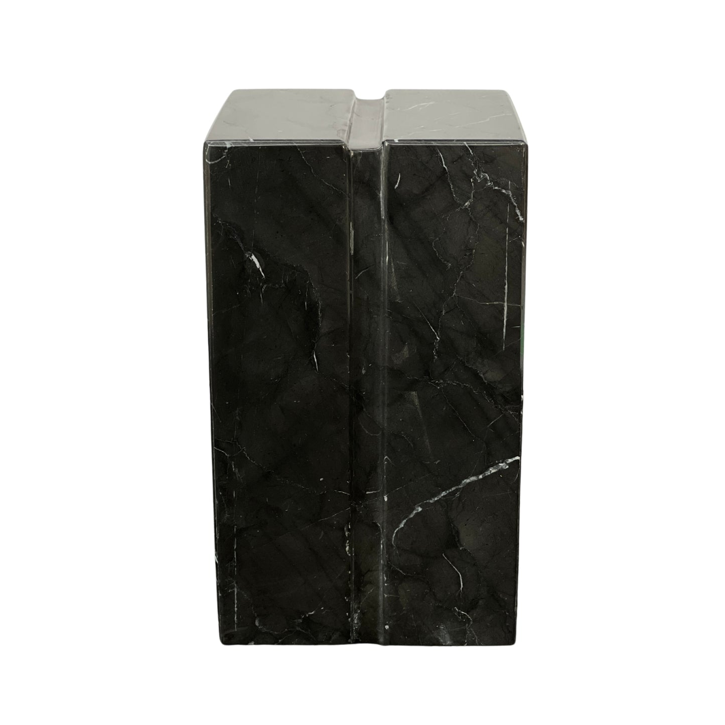 Black Marble Urn - 168 cubic inches