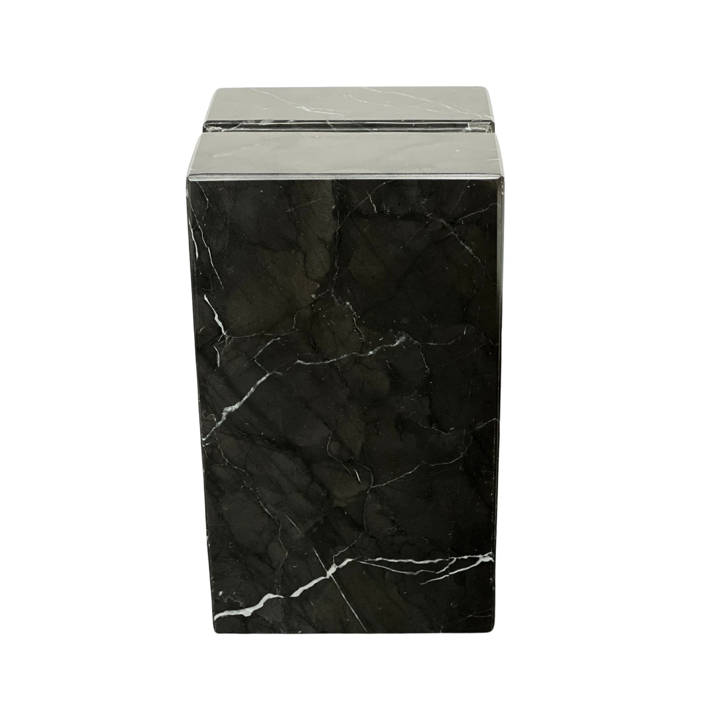 Black Marble Urn - 168 cubic inches