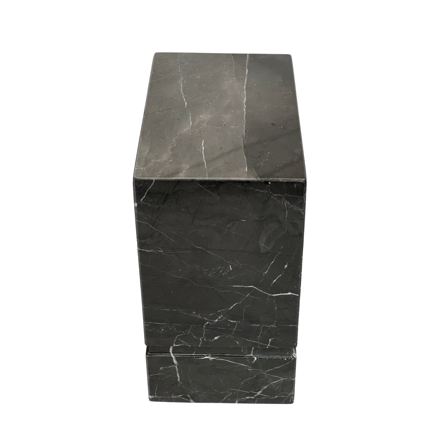 Black Marble Urn - 450 cubic inches