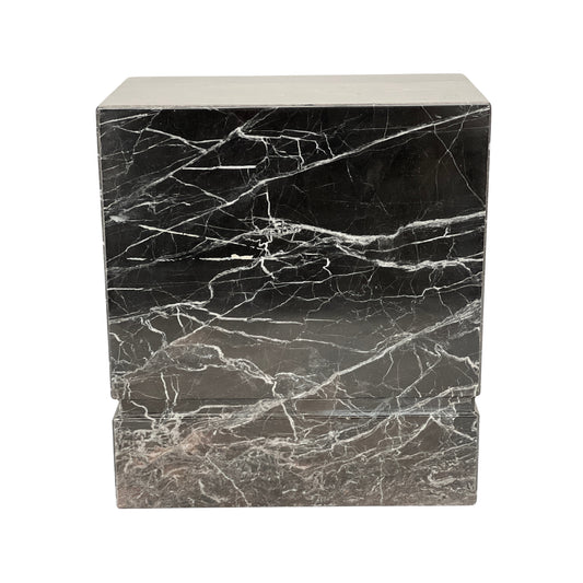 Black Marble Urn - 450 cubic inches