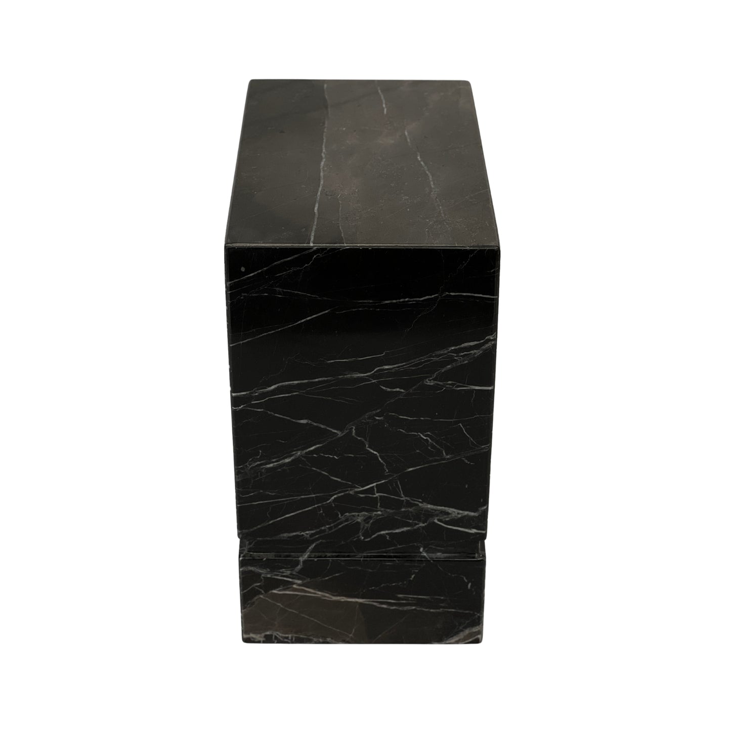 Black Marble Urn - 450 cubic inches