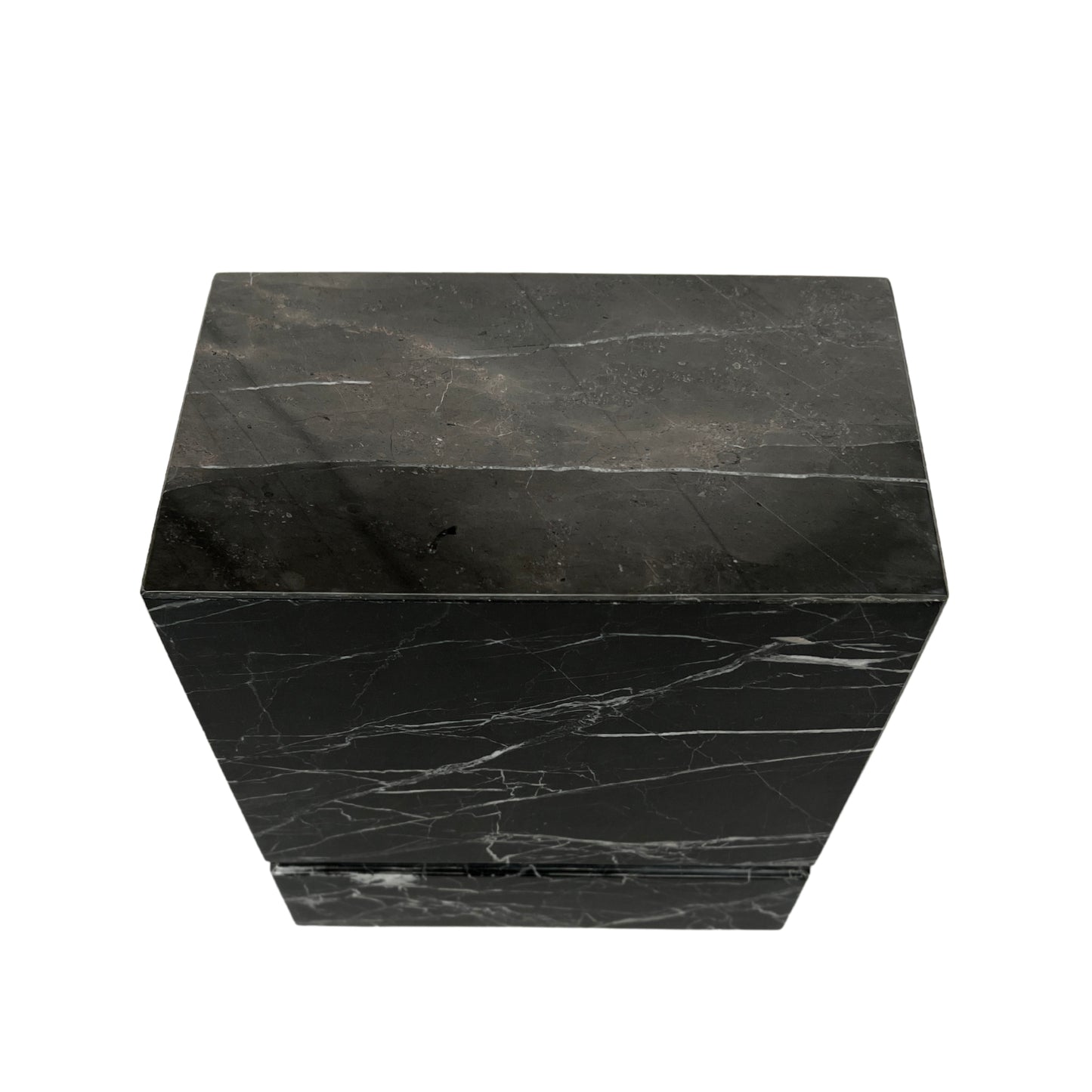 Black Marble Urn - 450 cubic inches