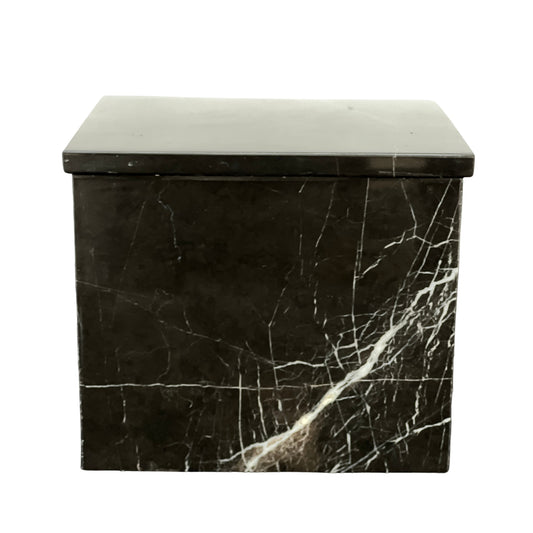 Black Marble Double Urn - 450 cubic inches