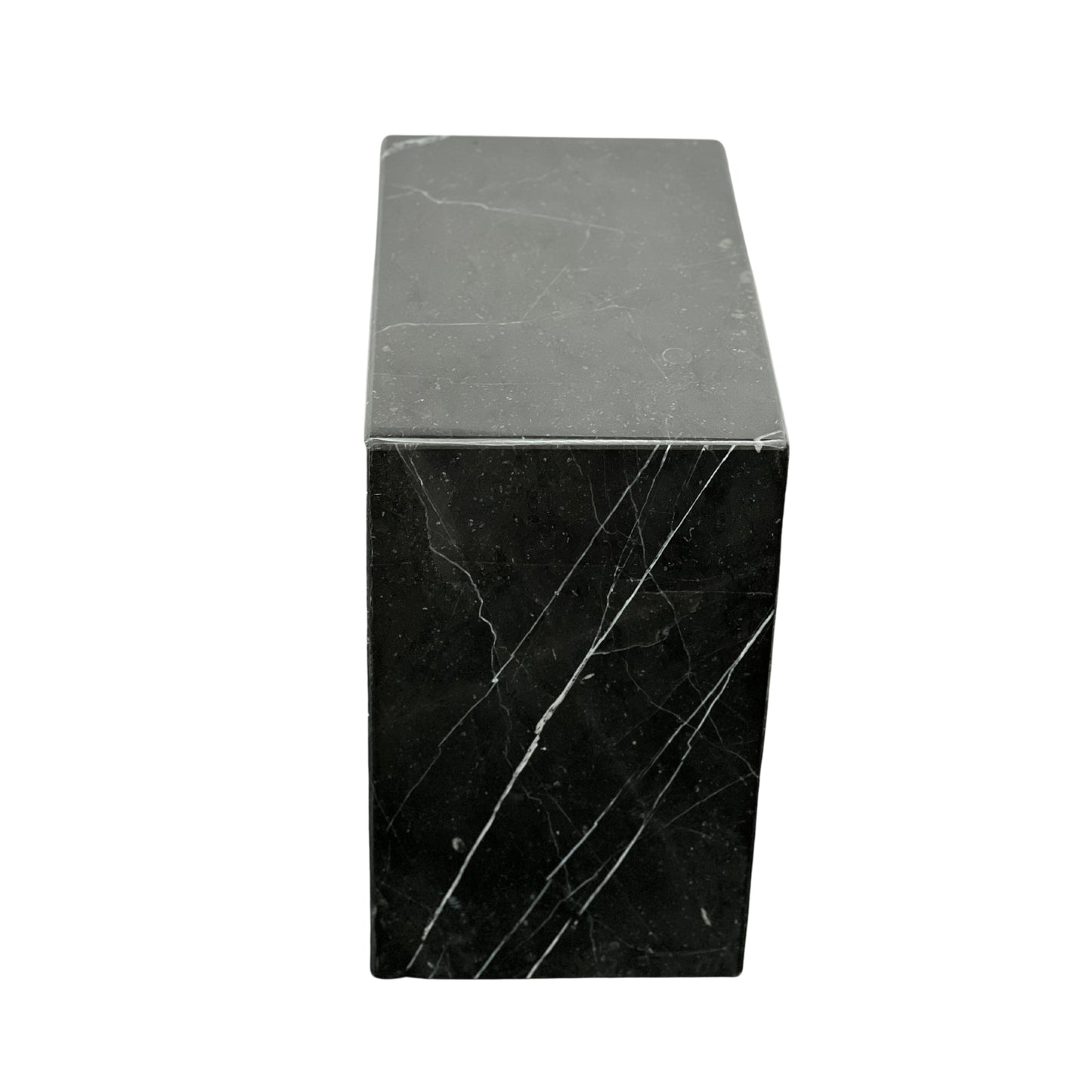 Black Marble Urn - 250 cubic inches