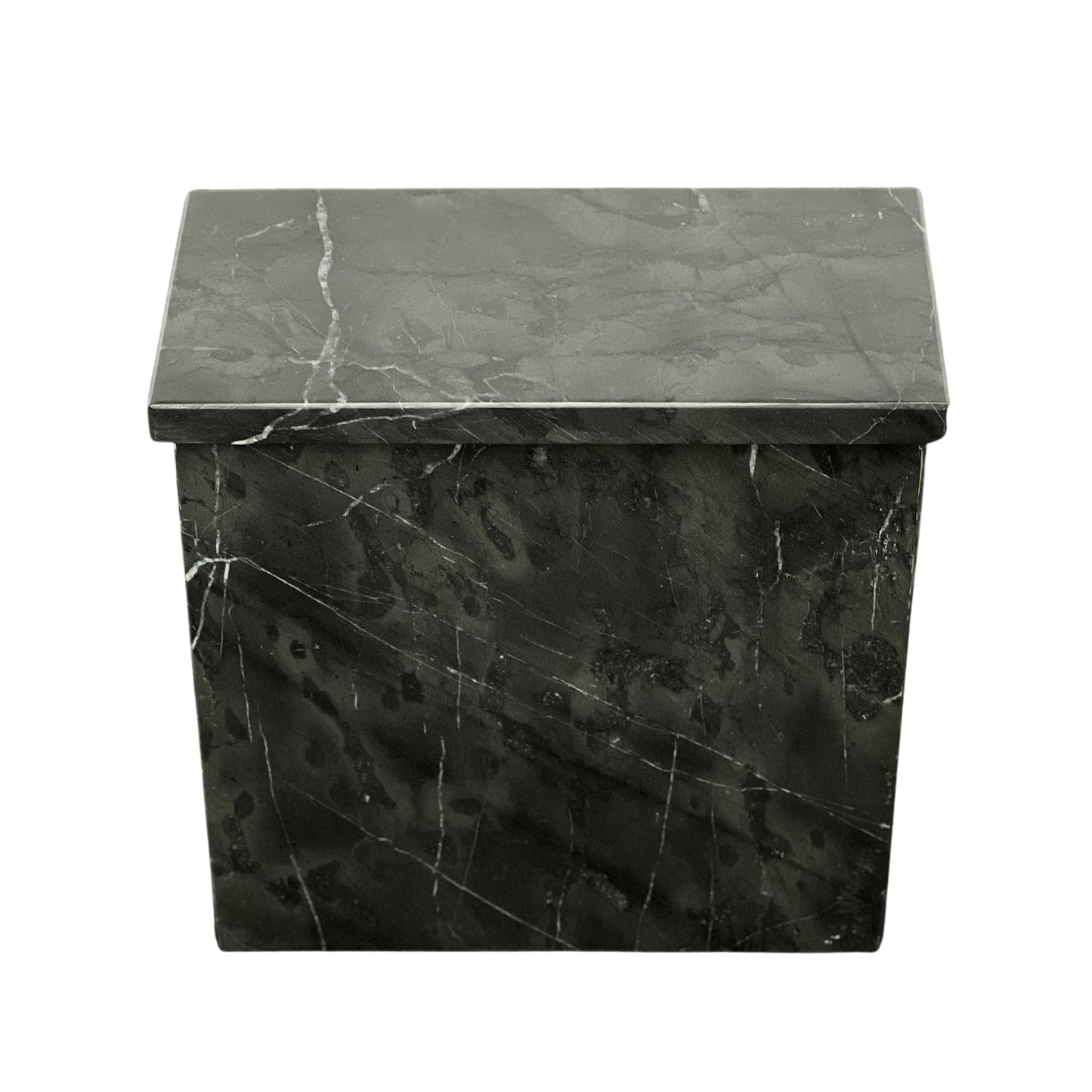 Black Marble Urn - 200 cubic inches