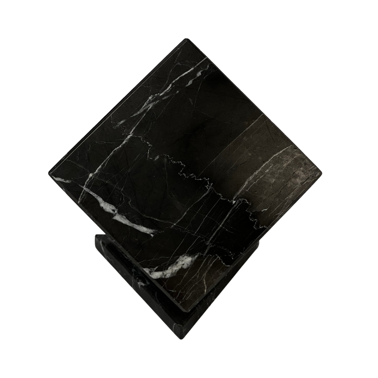 Black Marble Urn - 125 cubic inches