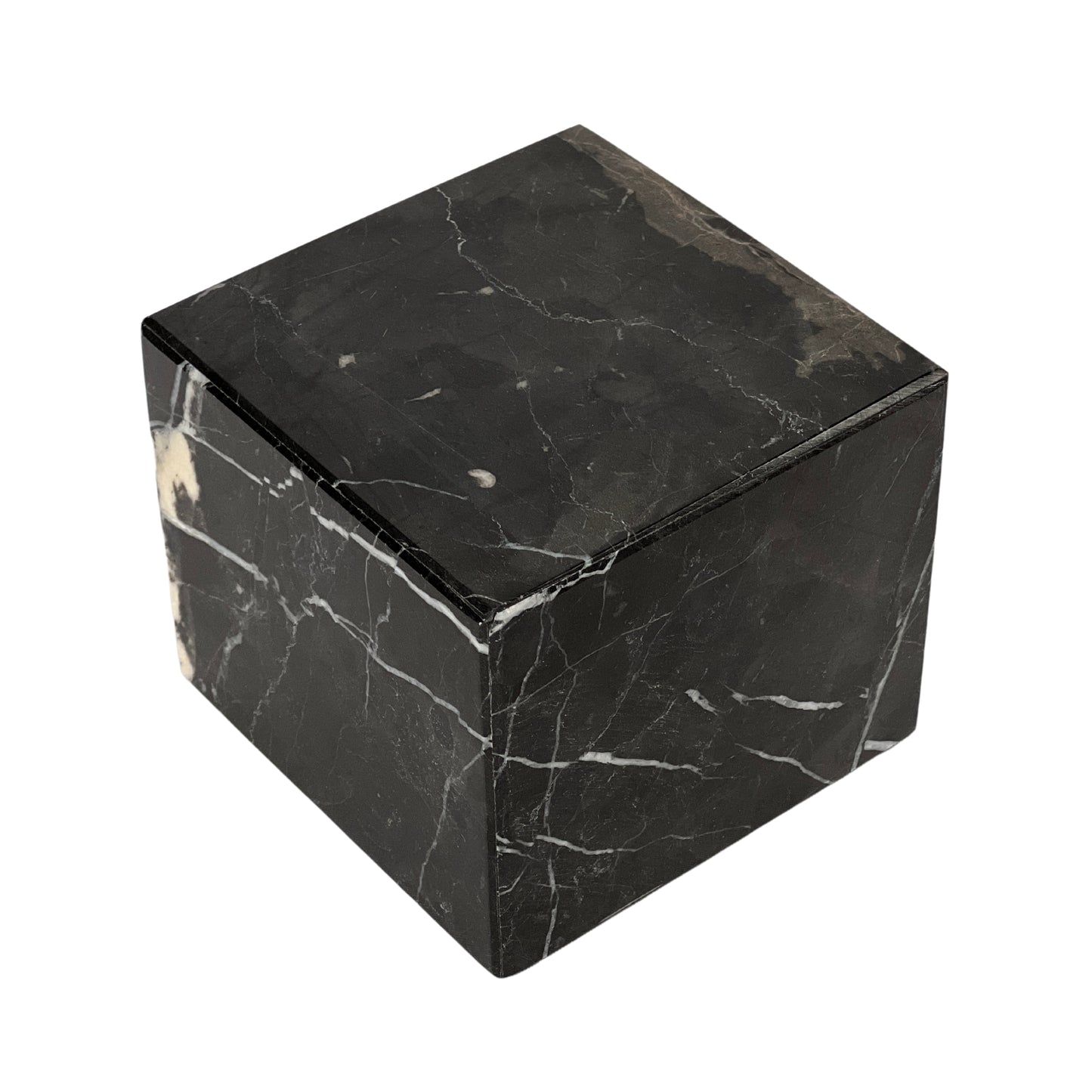 Black Marble Urn - 40 cubic inches