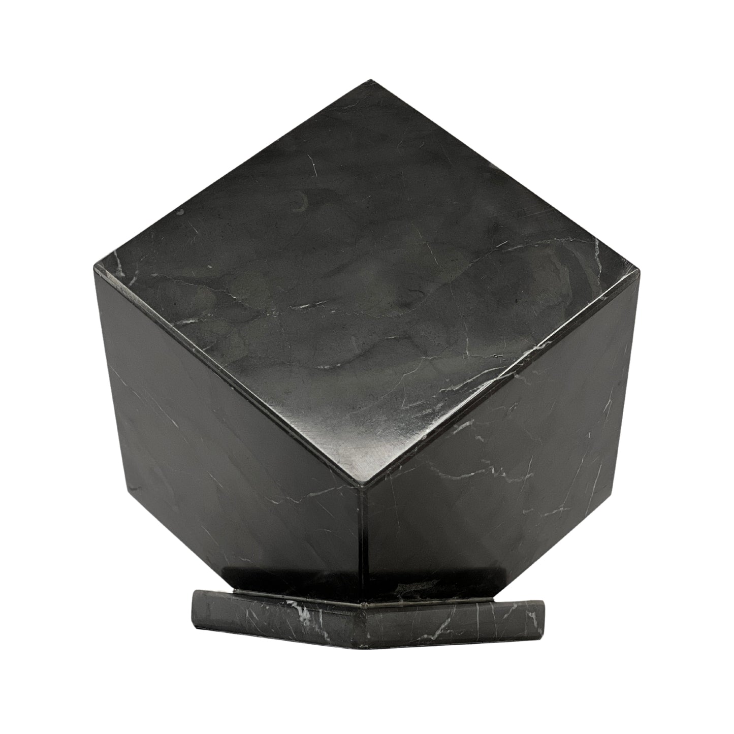 Black Marble Urn - 125 cubic inches