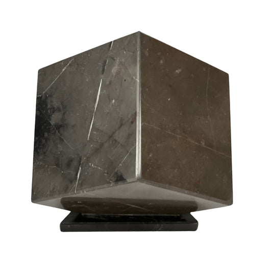 Black Marble Urn - 125 cubic inches