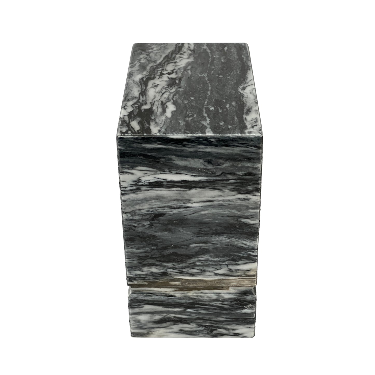 Gray Marble Urn - 450 cubic inches