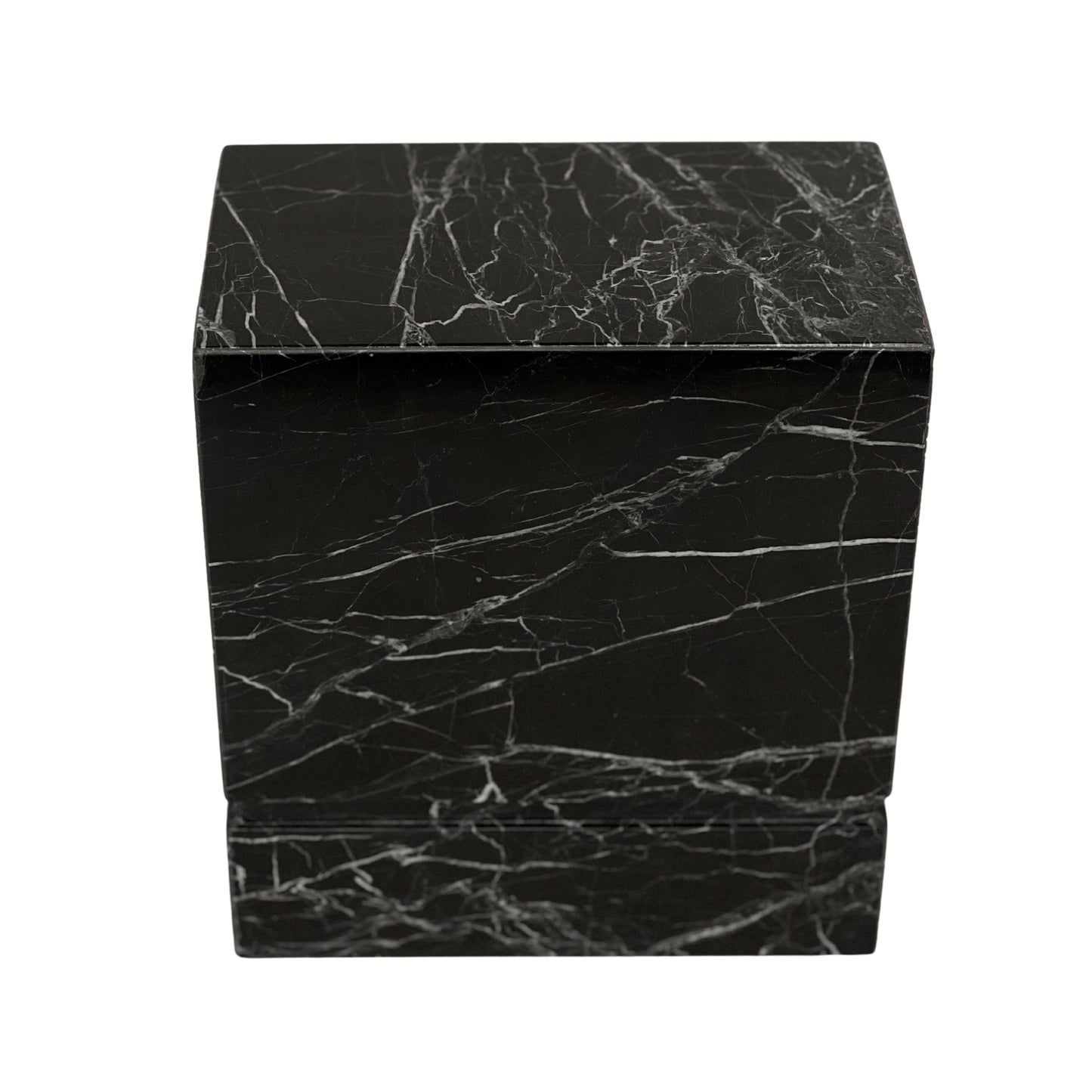 Black Marble Urn - 450 cubic inches