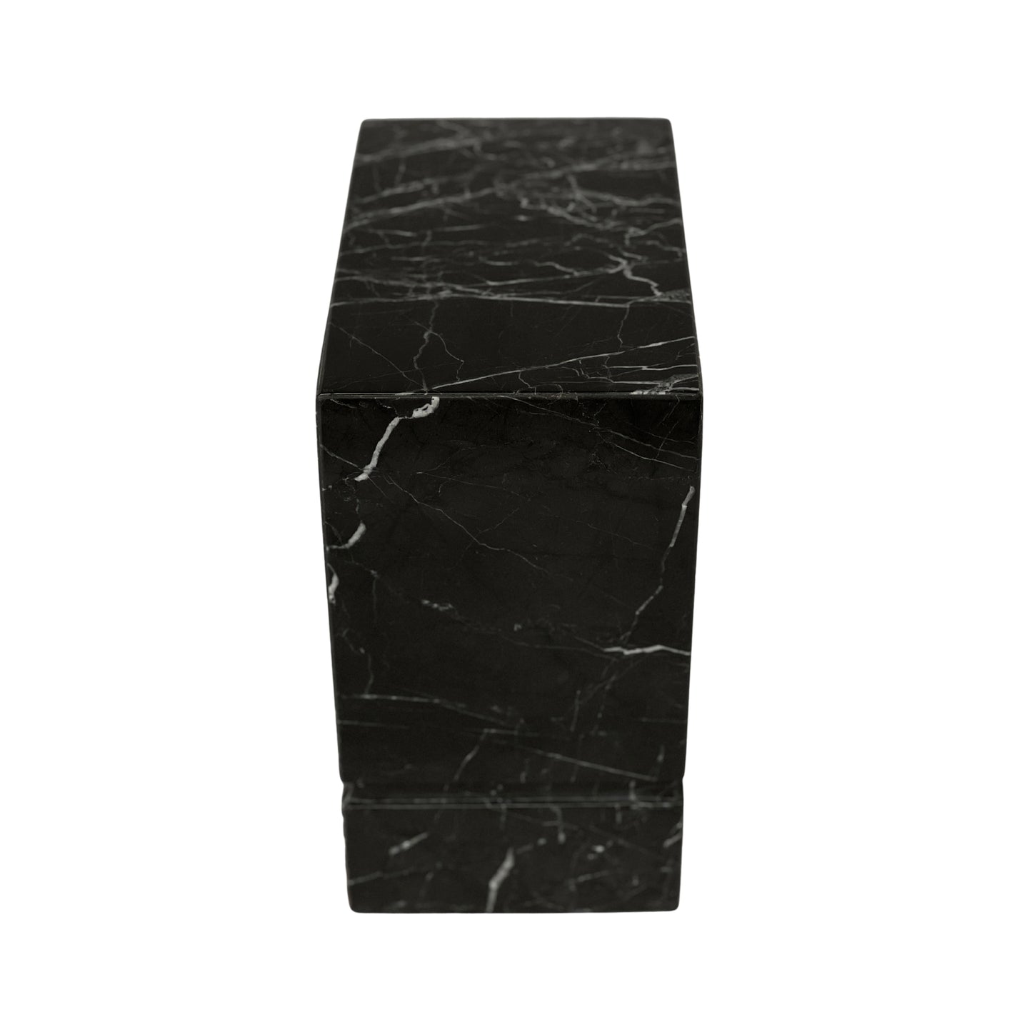 Black Marble Urn - 450 cubic inches