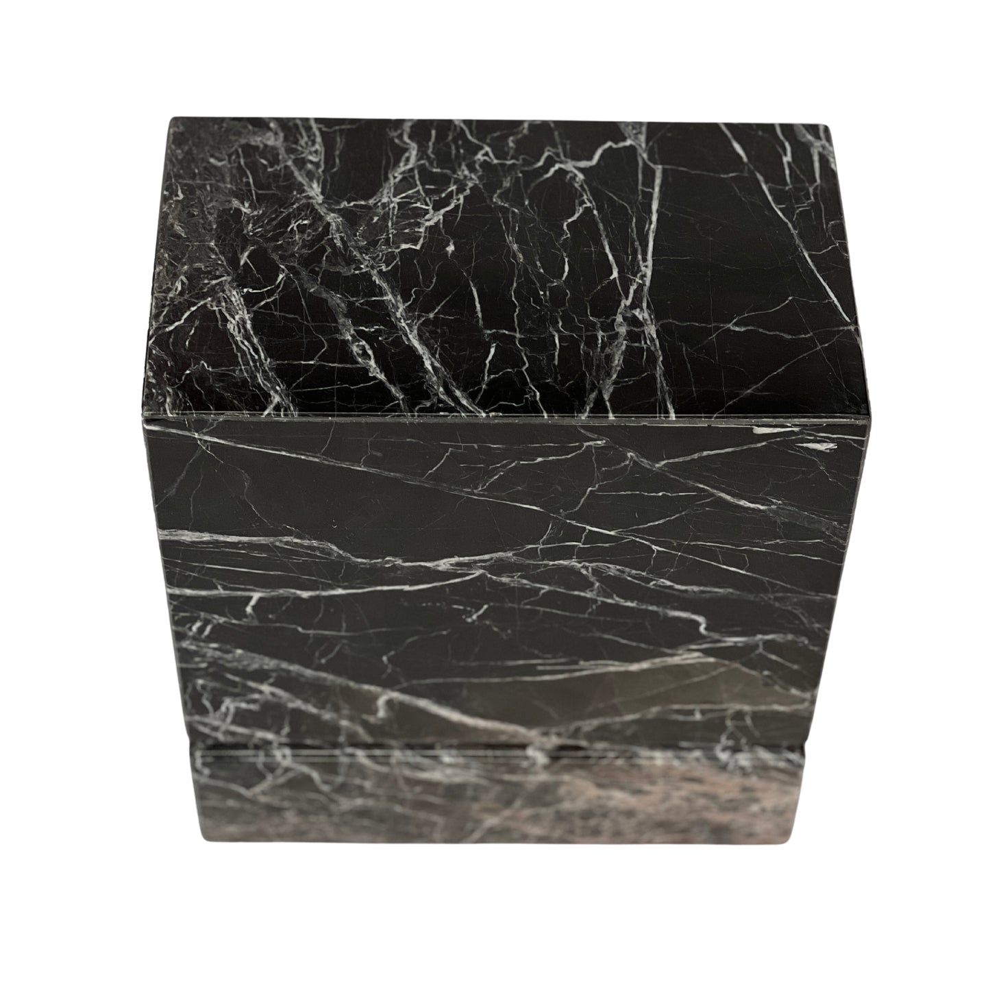 Black Marble Urn - 450 cubic inches