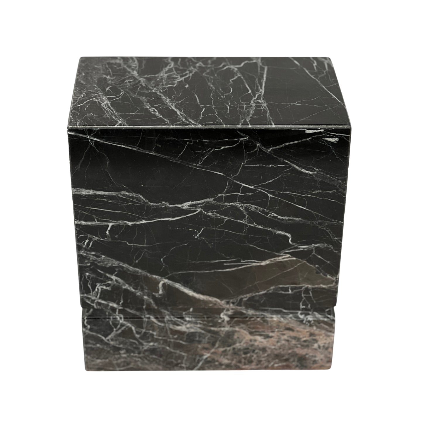 Black Marble Urn - 450 cubic inches