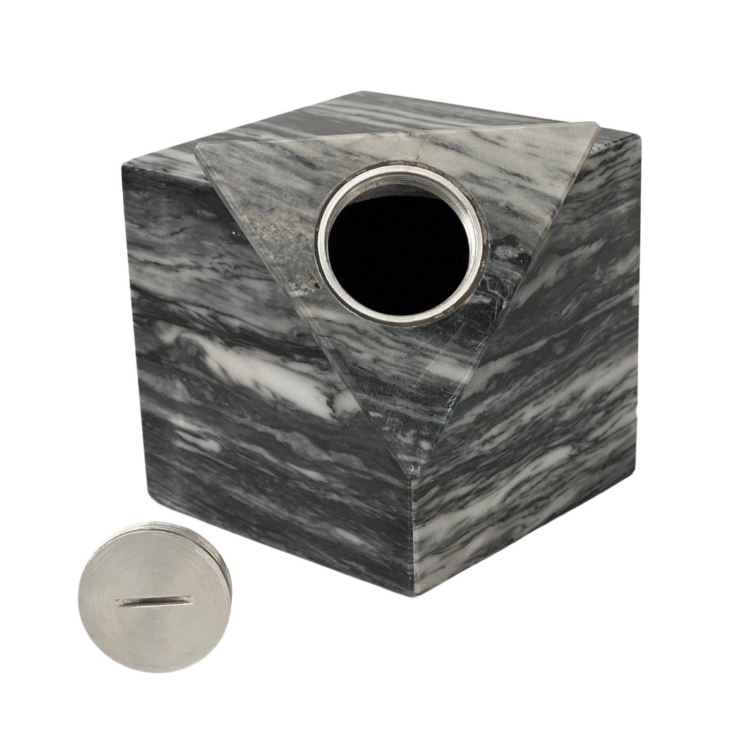 Gray Marble Urn - 125 cubic inches