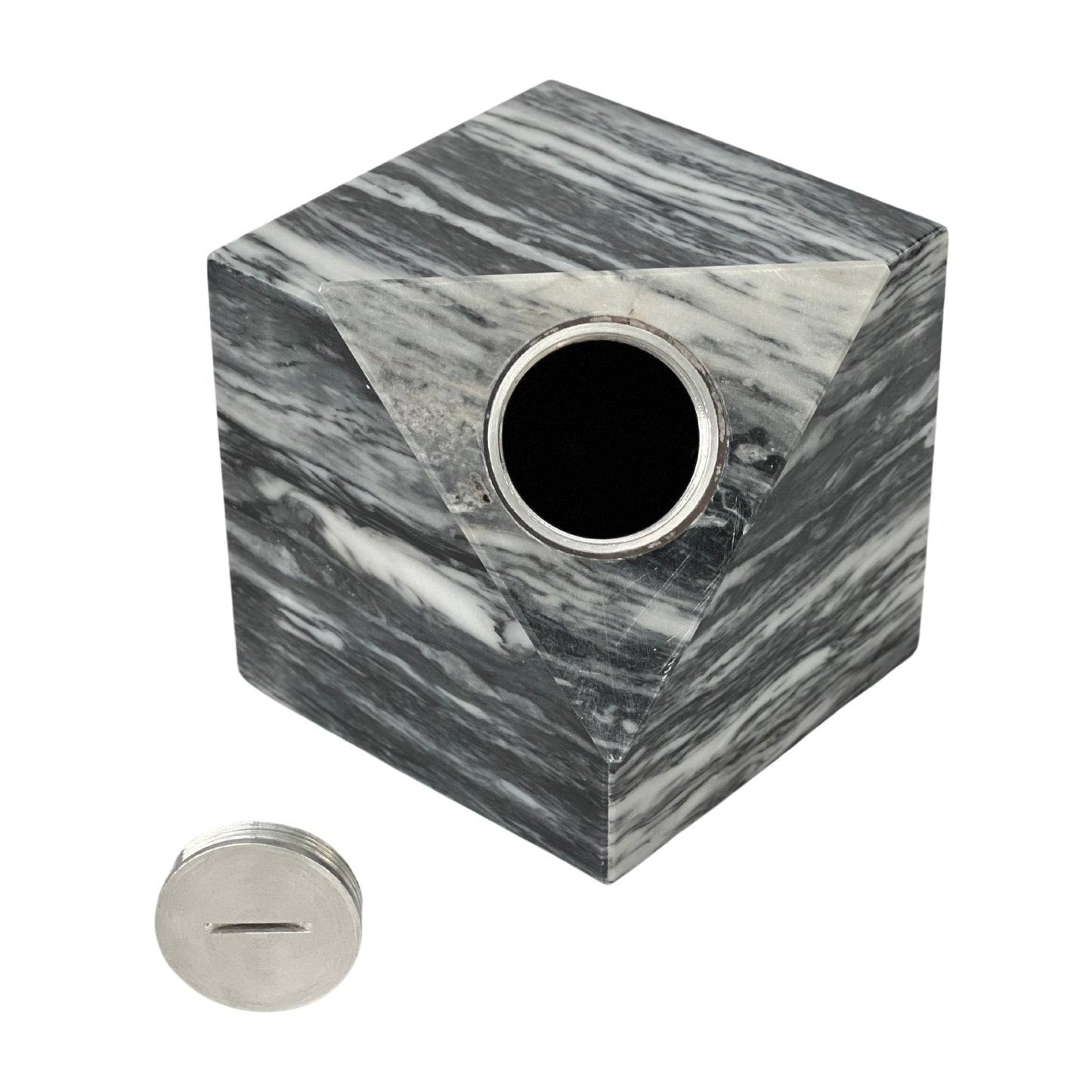 Gray Marble Urn - 125 cubic inches