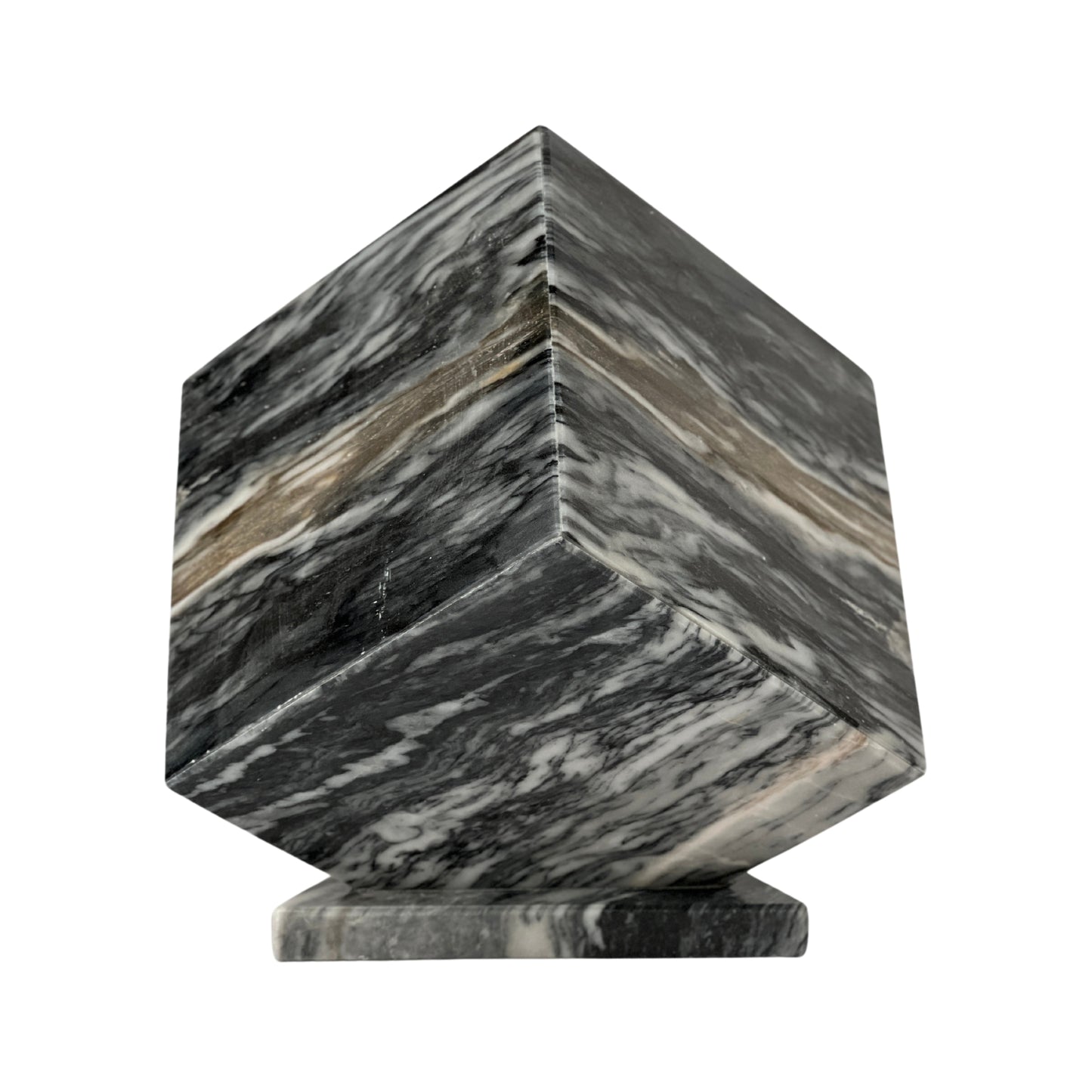 Gray Marble Urn - 125 cubic inches