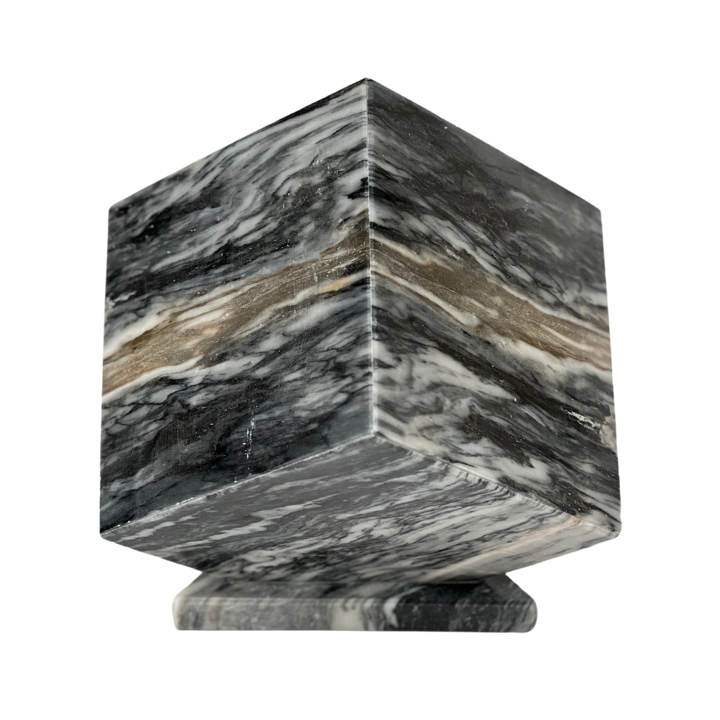 Gray Marble Urn - 125 cubic inches