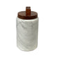 White Marble Urn - 65 cubic inches