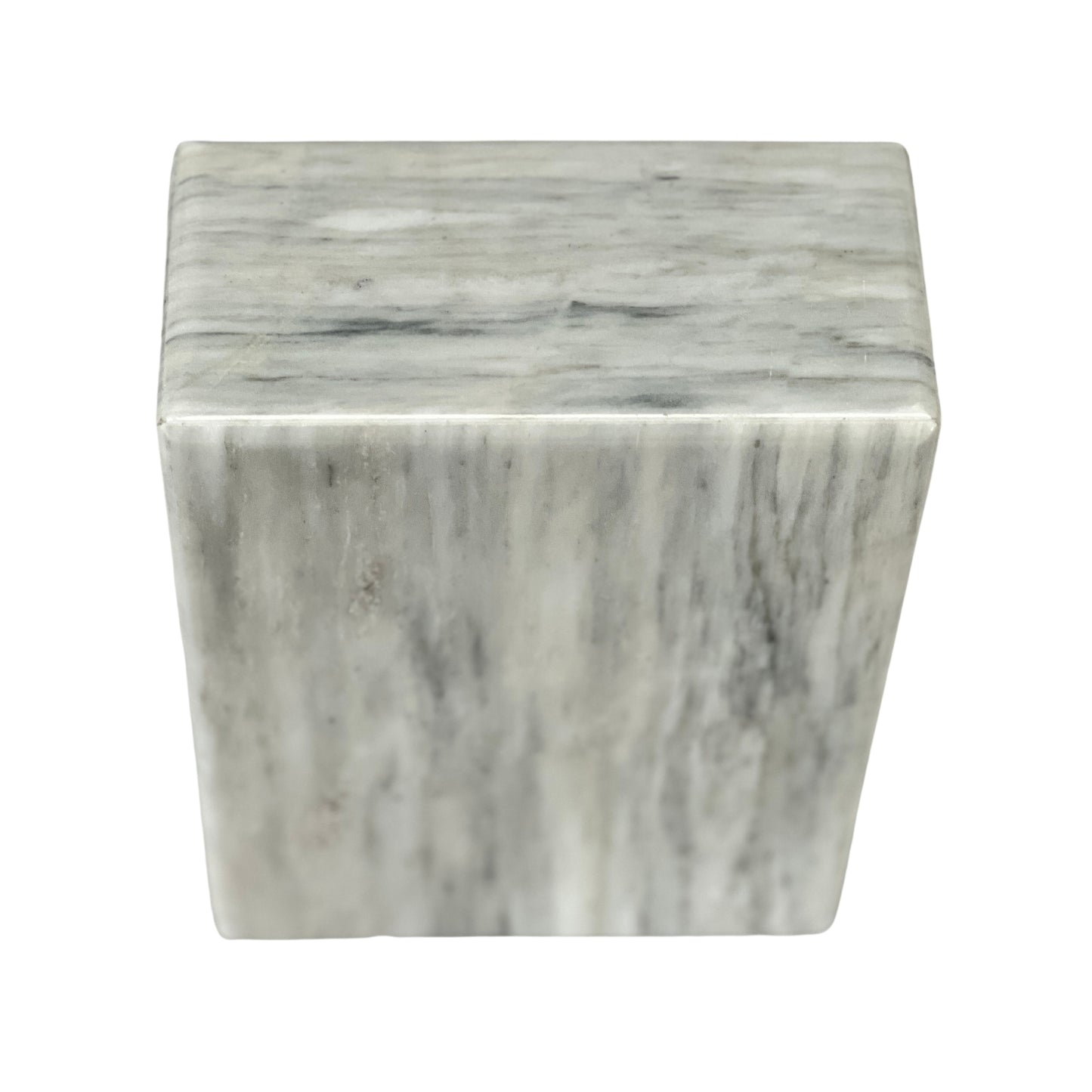 White Marble Urn - 200 cubic inches