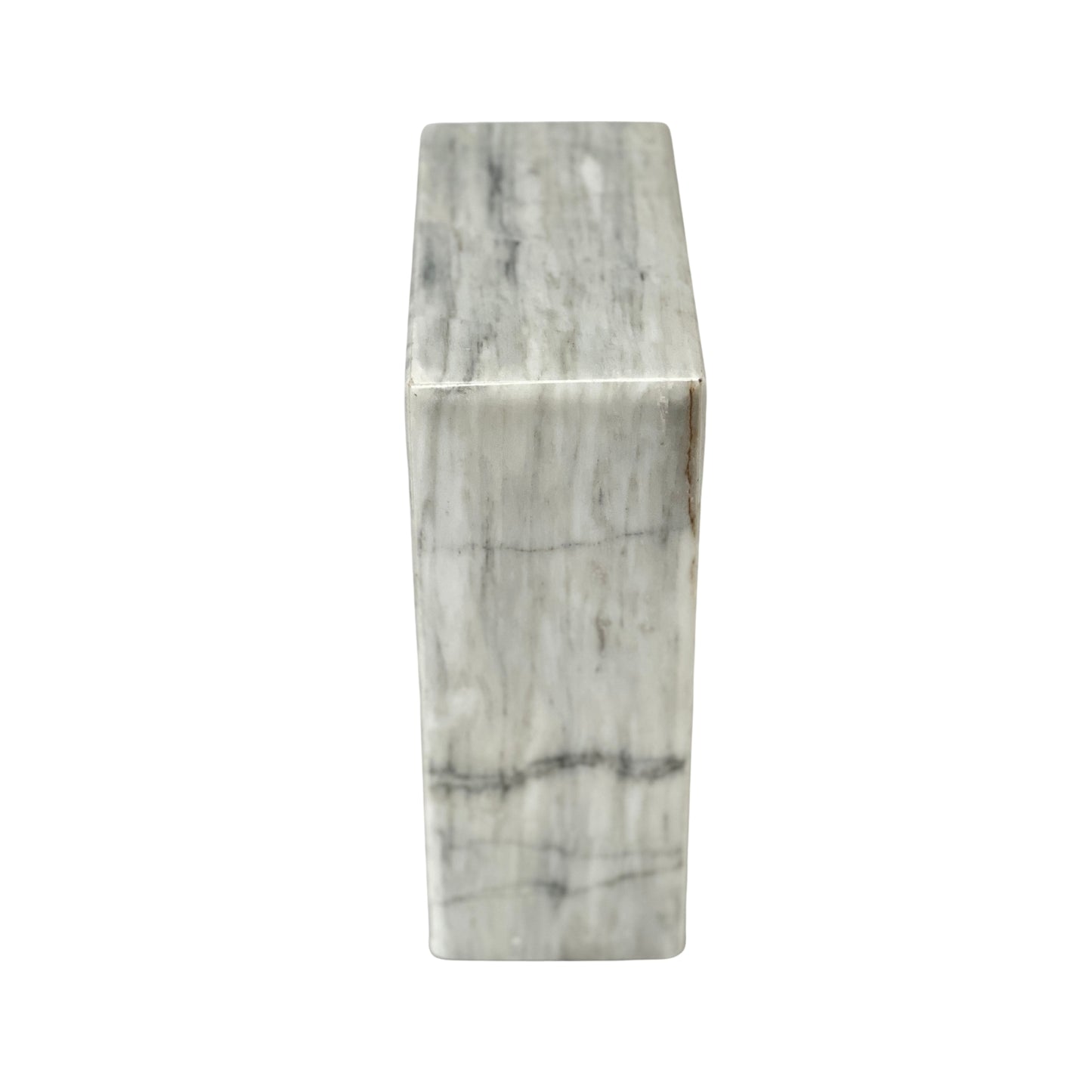 White Marble Urn - 200 cubic inches