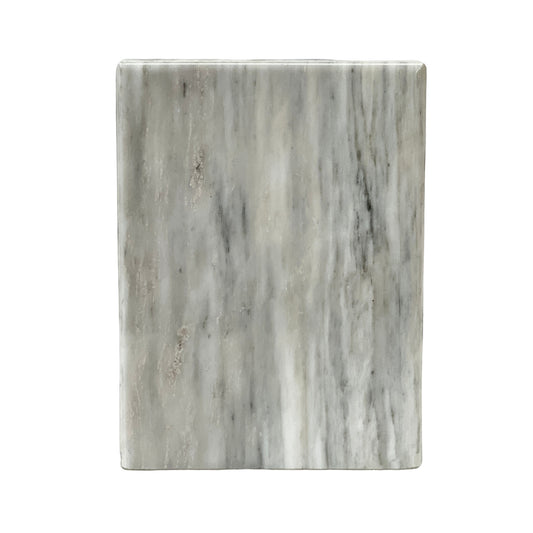 White Marble Urn - 200 cubic inches